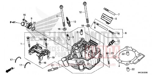 CULASSE CRF450RH de 2017